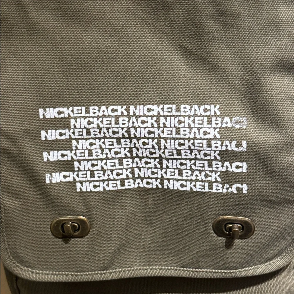 Vintage-Style Nickelback Logo Messenger Bag NWOT